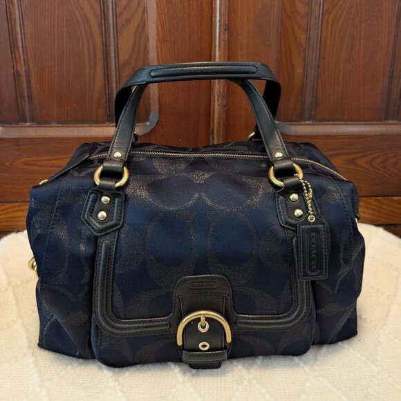 Coach Campbell Signature Legacy Navy Blue - Picture 2 of 12